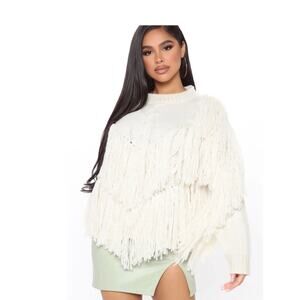 Fashion Nova Fringe Sweater